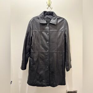 LAMB LEATHER COAT